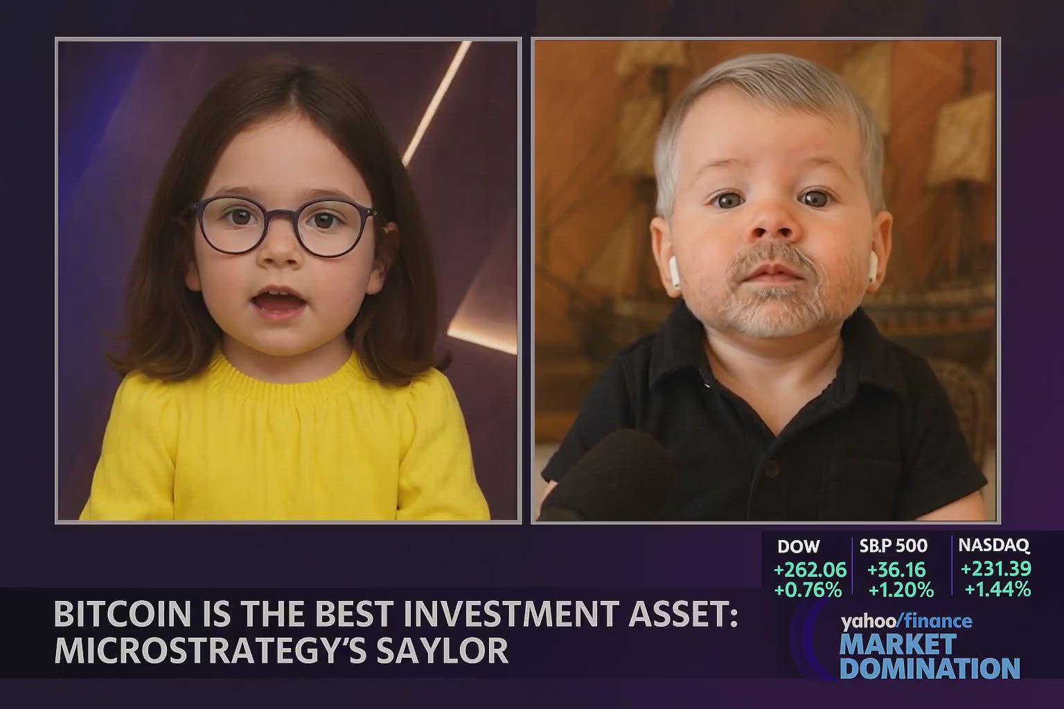 Hilarious | Baby Michael Saylor Talks Bitcoin - Rad TV